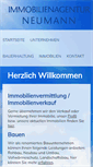 Mobile Screenshot of immobilien-neumann.com